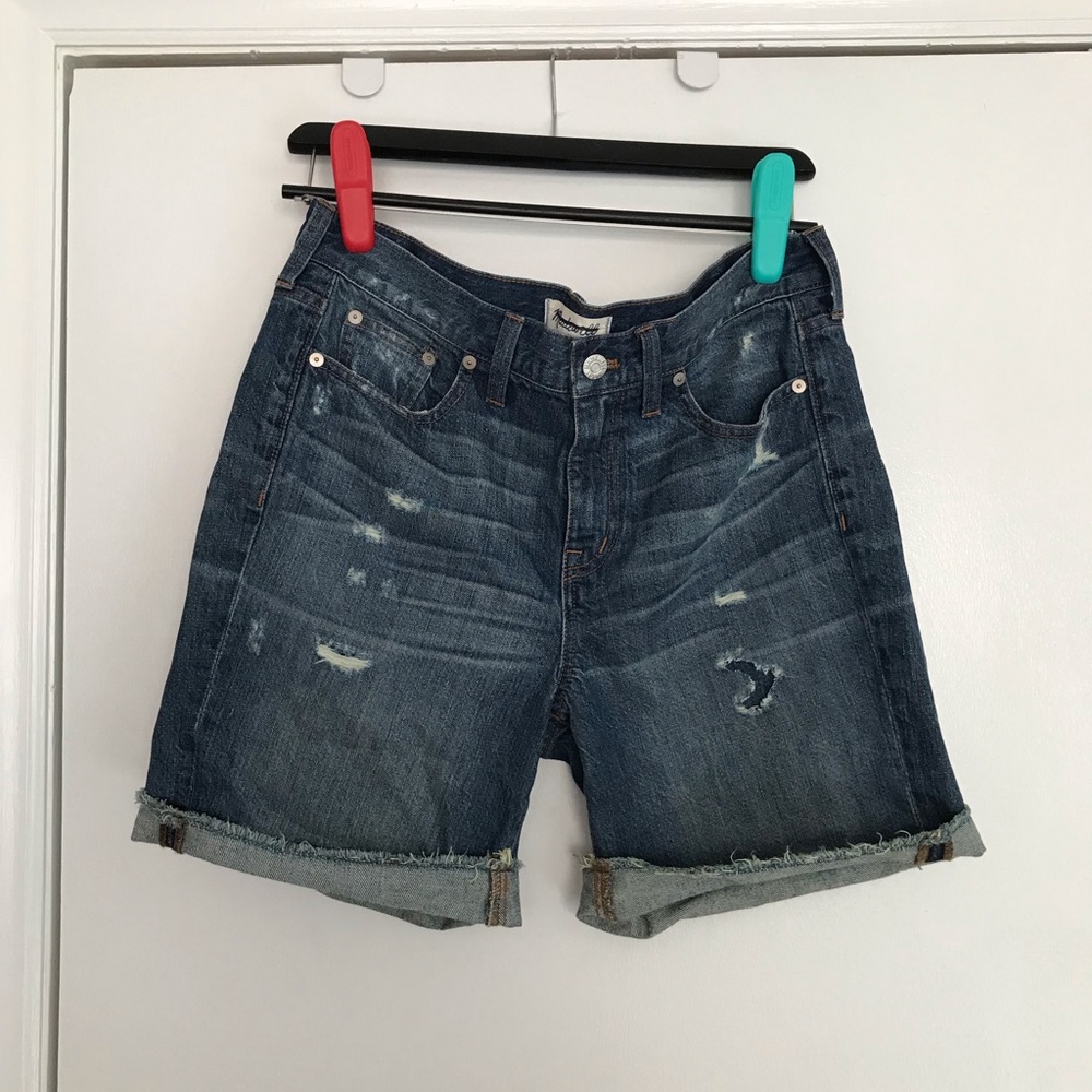 Madewell Denim Jean Shorts Cutoffs Distressed 27